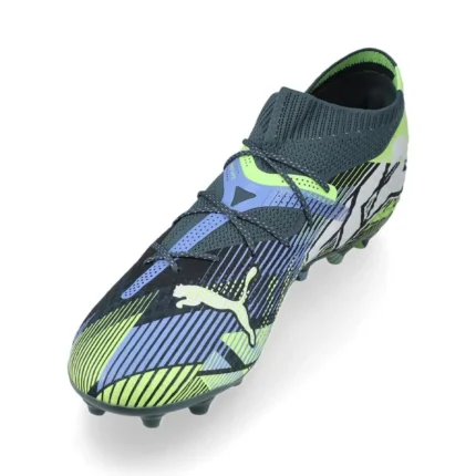 Puma Future 7 Ultimate MG Lights Out - Gray Skies/Puma White/Fizzy Apple - Image 7