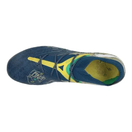 Puma Future 7 Ultimate MG Njr Bna - Sailing Blue/Marine Blue/Pele Yellow/Grassy Green/Gold Limited Edition - Image 4