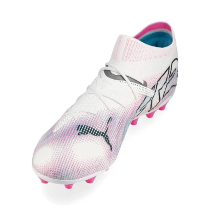 Puma Future 7 Ultimate MG Phenomenal - White/Black/Poison Pink - Image 7