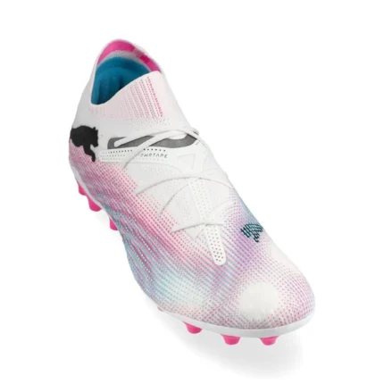 Puma Future 7 Ultimate MG Phenomenal - White/Black/Poison Pink - Image 5