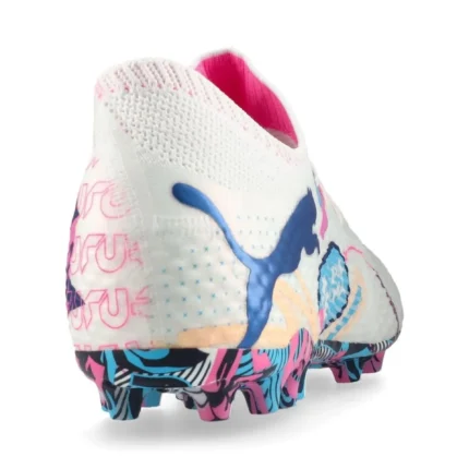 Puma Future 7 Ultimate MG Volume Up - White/Luminous Blue/Poison Pink/Fizzy Melon/Bluemazing - Image 6