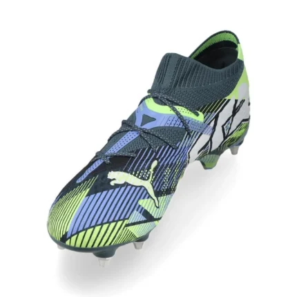 Puma Future 7 Ultimate SG Lights Out - Gray Skies/Puma White/Fizzy Apple - Image 7