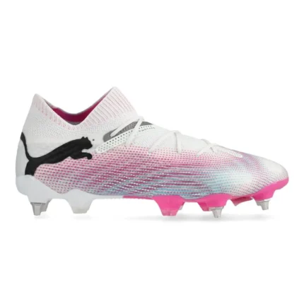 Puma Future 7 Ultimate SG Phenomenal - White/Black/Poison Pink - Image 1