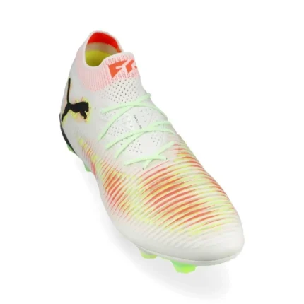 Puma Future 8 Ultimate FG Launch Edition - Puma White/Puma Black/Lime Squeeze/Green Glare - Image 5