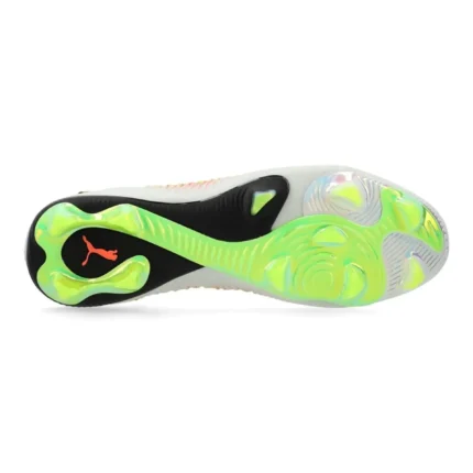 Puma Future 8 Ultimate FG Launch Edition - Puma White/Puma Black/Lime Squeeze/Green Glare - Image 2