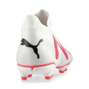 Puma Future Match FG/AG Breakthrough - White/Black/Fire Orchid Kids - Image 6