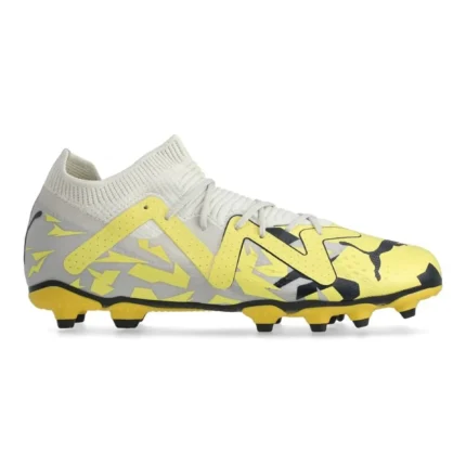 Puma Future Match FG/AG Voltage - Sedate Gray/Asphalt/Yellow Blaze Kids - Image 1