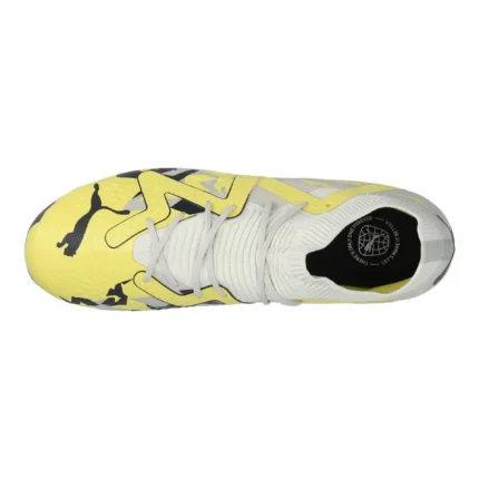 Puma Future Match FG/AG Voltage - Sedate Gray/Asphalt/Yellow Blaze Kids - Image 4