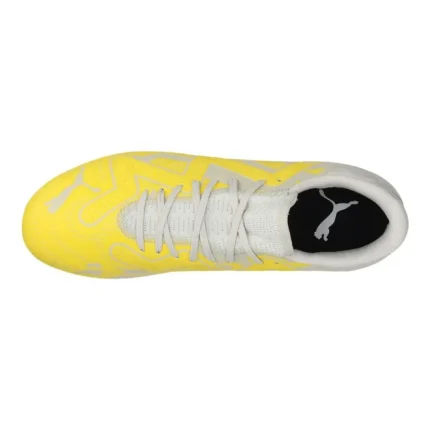 Puma Future Play MG Voltage - Sedate Gray/Asphalt/Yellow Blaze - Image 4