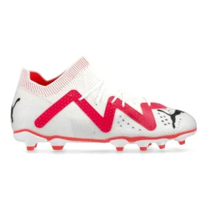 Puma Future Pro FG/AG Breakthrough - White/Black/Fire Orchid Kids - Image 1