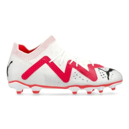 Puma Future Pro FG/AG Breakthrough - White/Black/Fire Orchid Kids - Image 1
