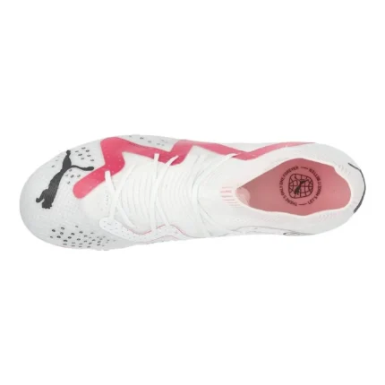 Puma Future Pro FG/AG Breakthrough - White/Black/Fire Orchid Kids - Image 4