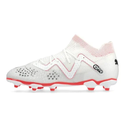 Puma Future Pro FG/AG Breakthrough - White/Black/Fire Orchid Kids - Image 3