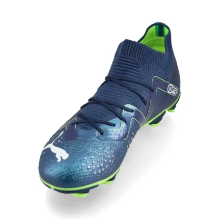 Puma Future Pro FG/AG Gear Up - Persian Blue/Puma White/Pro Green Kids - Image 7