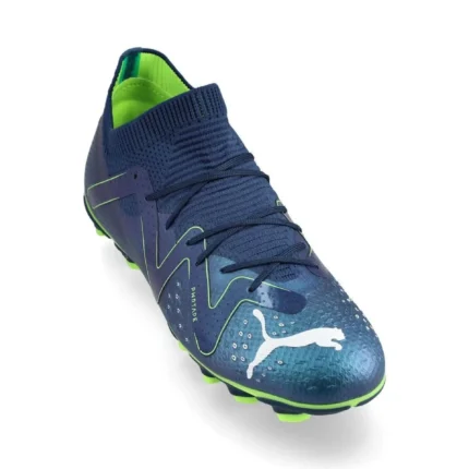 Puma Future Pro FG/AG Gear Up - Persian Blue/Puma White/Pro Green Kids - Image 5