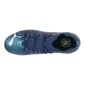 Puma Future Pro FG/AG Gear Up - Persian Blue/Puma White/Pro Green Kids - Image 4