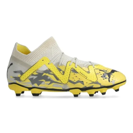 Puma Future Pro FG/AG Voltage - Sedate Gray/Asphalt/Yellow Blaze Kids - Image 1