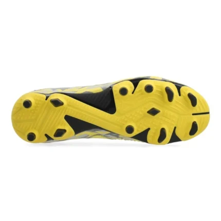 Puma Future Pro FG/AG Voltage - Sedate Gray/Asphalt/Yellow Blaze Kids - Image 2