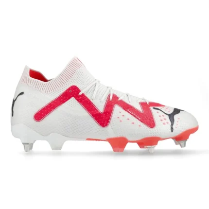 Puma Future Ultimate SG Breakthrough - White/Black/Fire Orchid - Image 1