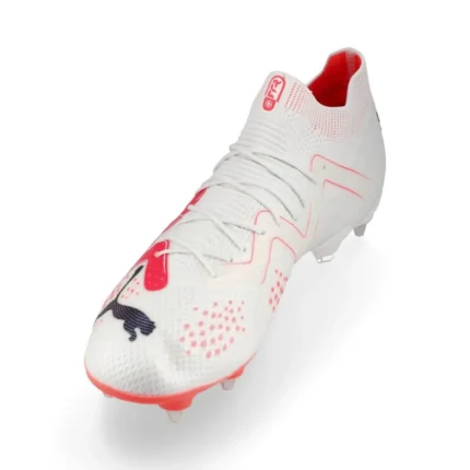Puma Future Ultimate SG Breakthrough - White/Black/Fire Orchid - Image 7