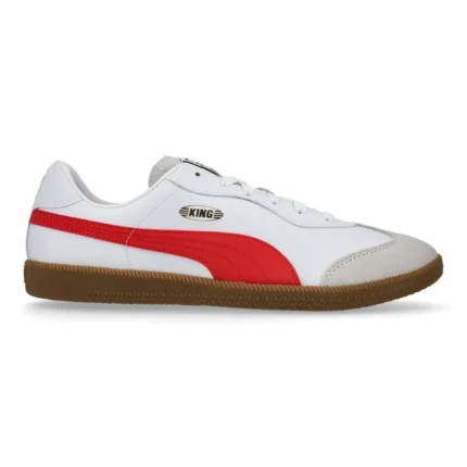 Puma King 21 IT - White/Red - Image 1