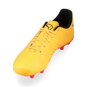 Puma King Match FG/AG Forever Faster - Sun Stream/Puma Black/Sunset Glow Kids - Image 7