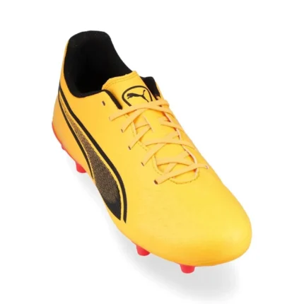 Puma King Match FG/AG Forever Faster - Sun Stream/Puma Black/Sunset Glow Kids - Image 5
