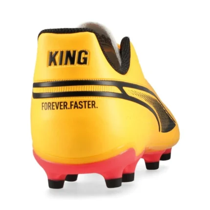 Puma King Match FG/AG Forever Faster - Sun Stream/Puma Black/Sunset Glow - Image 6