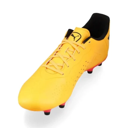 Puma King Match FG/AG Forever Faster - Sun Stream/Puma Black/Sunset Glow - Image 7