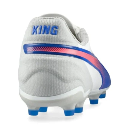 Puma King Match FG/AG Formula - White/Bluemazing/Flat Light Gray - Image 6