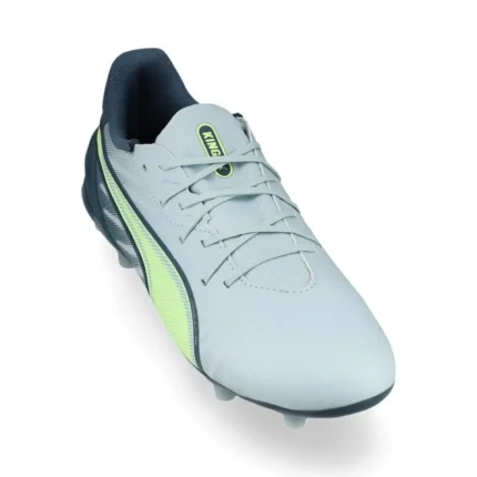 Puma King Match FG/AG Lights Out - Frosted Dew/Fizzy Apple/Gray Skies Kids - Image 5