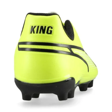 Puma King Match FG/AG Phenomenal - Electric Lime/Puma Black/Poison Pink Kids - Image 6