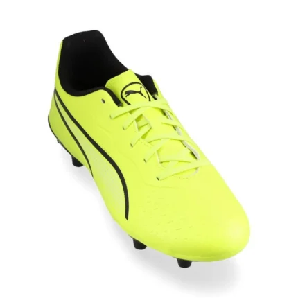 Puma King Match FG/AG Phenomenal - Electric Lime/Puma Black/Poison Pink Kids - Image 5