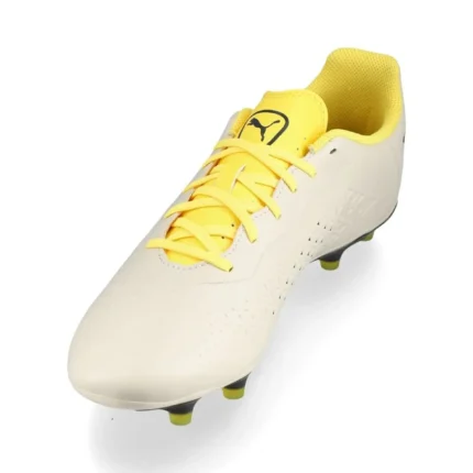 Puma King Match FG/AG Voltage - Alpine Snow/Asphalt/Yellow Blaze - Image 7