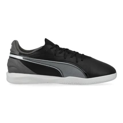 Puma King Match IT Eclipse - Black/White/Cool Dark Gray Kids - Image 1