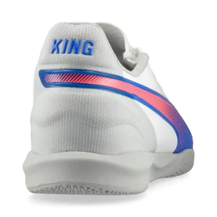 Puma King Match IT Formula - White/Bluemazing/Flat Light Gray Kids - Image 6