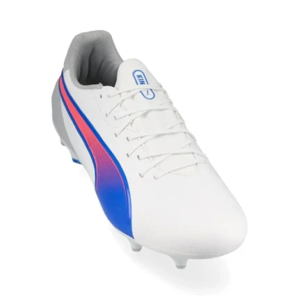 Puma King Match SG Formula - White/Bluemazing/Flat Light Gray - Image 5