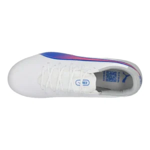 Puma King Match SG Formula - White/Bluemazing/Flat Light Gray - Image 4
