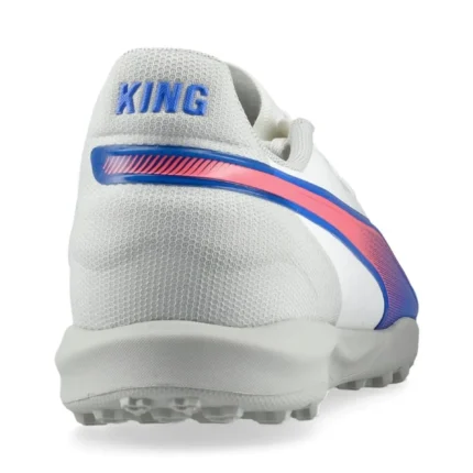 Puma King Match TT Formula - White/Bluemazing/Flat Light Gray Kids - Image 6