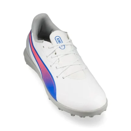 Puma King Match TT Formula - White/Bluemazing/Flat Light Gray Kids - Image 5