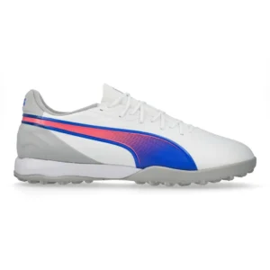 Puma King Match TT Formula - White/Bluemazing/Flat Light Gray - Image 1