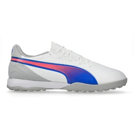 Puma King Match TT Formula - White/Bluemazing/Flat Light Gray - Image 1