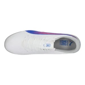 Puma King Match TT Formula - White/Bluemazing/Flat Light Gray - Image 4