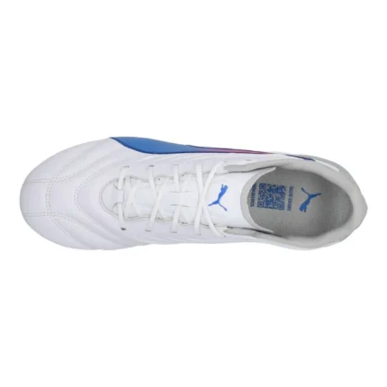 Puma King Pro FG/AG Formula - White/Bluemazing/Flat Light Gray - Image 4