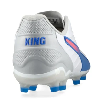 Puma King Pro FG/AG Formula - White/Bluemazing/Flat Light Gray - Image 6