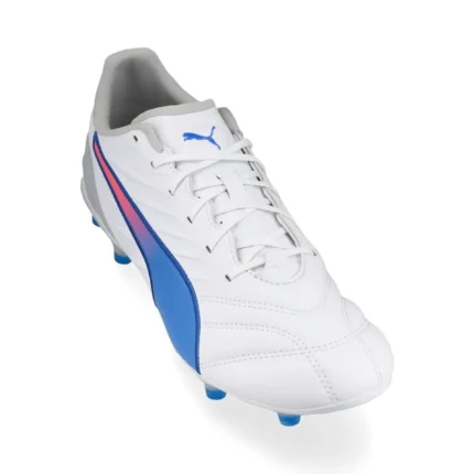 Puma King Pro FG/AG Formula - White/Bluemazing/Flat Light Gray - Image 5