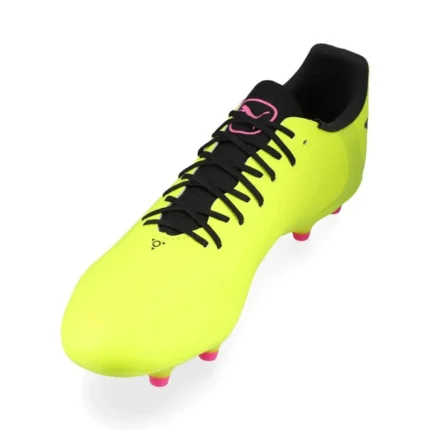 Puma King Pro FG/AG Phenomenal - Electric Lime/Puma Black/Poison Pink Women - Image 7