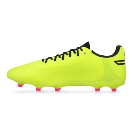 Puma King Pro FG/AG Phenomenal - Electric Lime/Puma Black/Poison Pink Women - Image 3