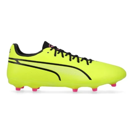 Puma King Pro FG/AG Phenomenal - Electric Lime/Puma Black/Poison Pink - Image 1