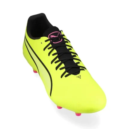 Puma King Pro FG/AG Phenomenal - Electric Lime/Puma Black/Poison Pink - Image 5